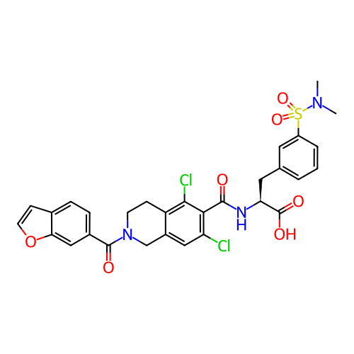 Chemical structure of BindingDB Monomer ID 50386341