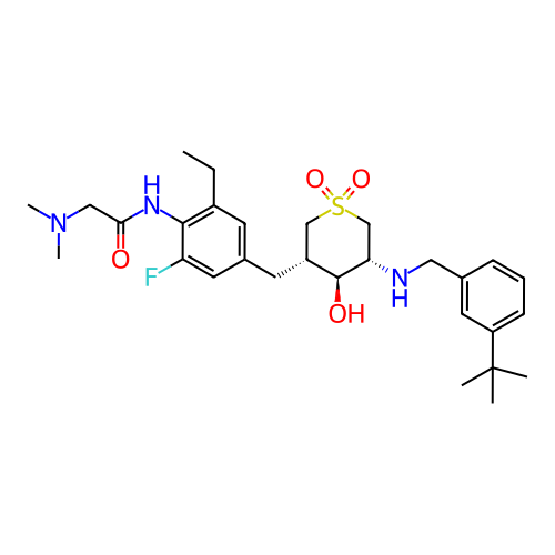 Chemical structure of BindingDB Monomer ID 50386491