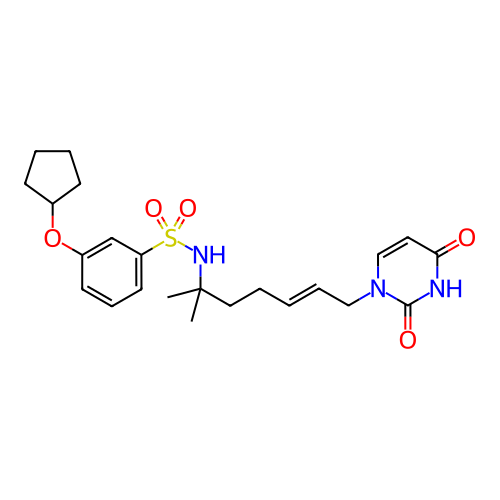 Chemical structure of BindingDB Monomer ID 50391351