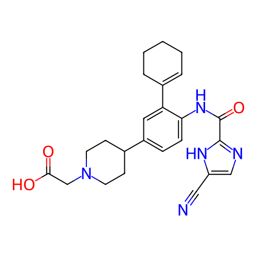 Chemical structure of BindingDB Monomer ID 50393543