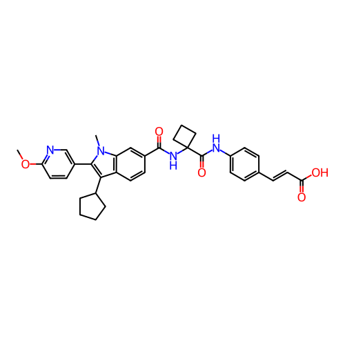 Chemical structure of BindingDB Monomer ID 50398047