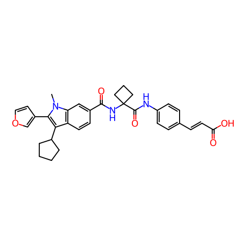 Chemical structure of BindingDB Monomer ID 50398054