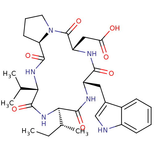 Chemical structure of BindingDB Monomer ID 50407585