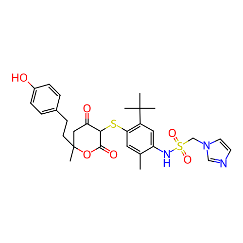 Chemical structure of BindingDB Monomer ID 50409134