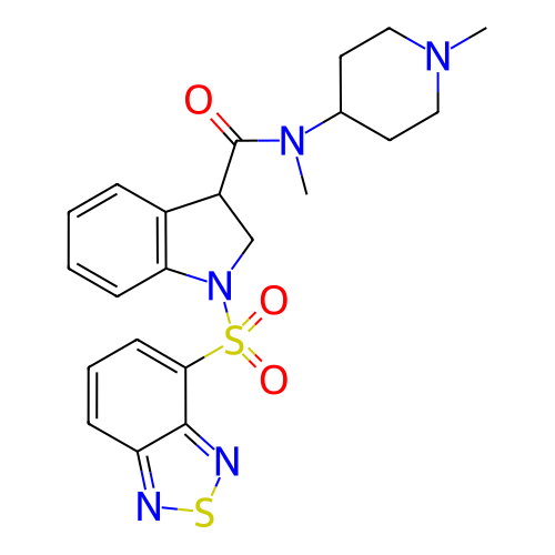 Chemical structure of BindingDB Monomer ID 50416126