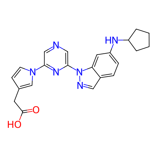 Chemical structure of BindingDB Monomer ID 50420562