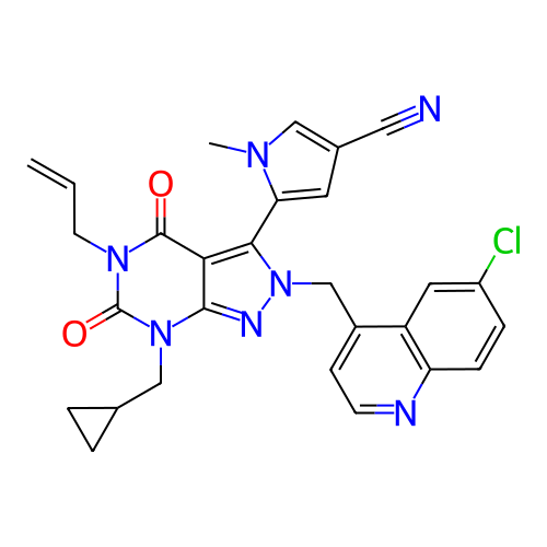 Chemical structure of BindingDB Monomer ID 50421071