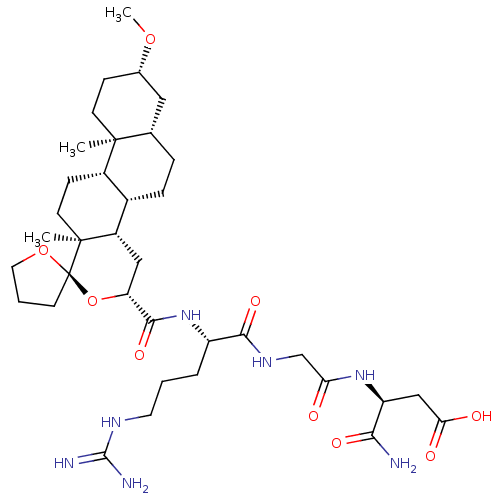 Chemical structure of BindingDB Monomer ID 50421810