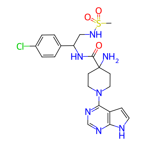Chemical structure of BindingDB Monomer ID 50427354
