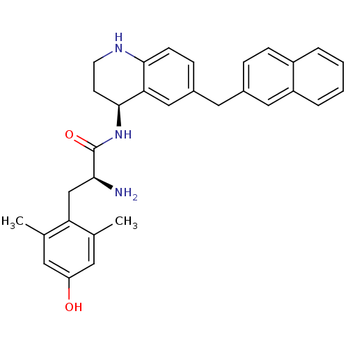 Chemical structure of BindingDB Monomer ID 50427562