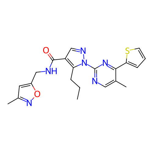 Chemical structure of BindingDB Monomer ID 50437422