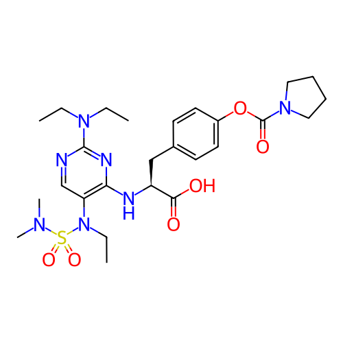 Chemical structure of BindingDB Monomer ID 50437643