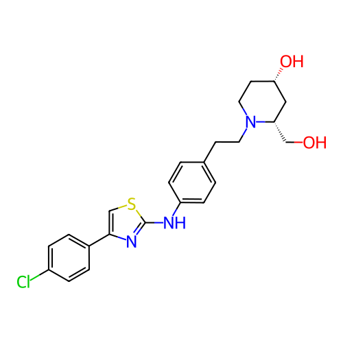 Chemical structure of BindingDB Monomer ID 50438165