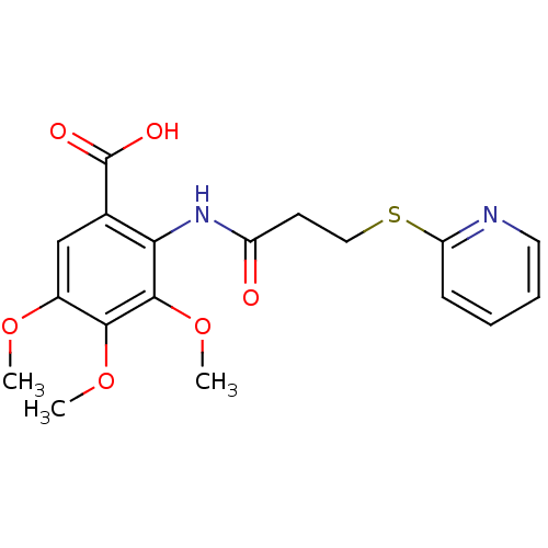 Chemical structure of BindingDB Monomer ID 50439380