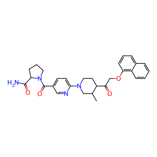 Chemical structure of BindingDB Monomer ID 50439708