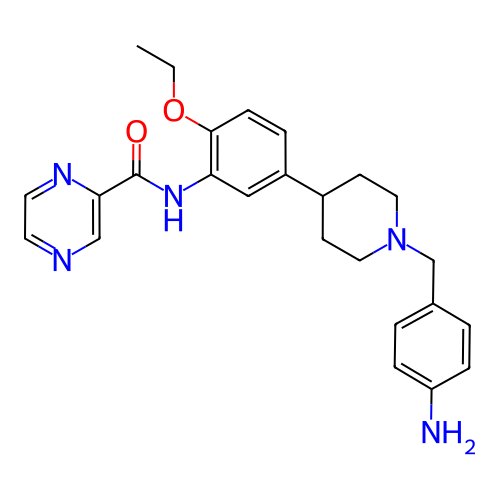Chemical structure of BindingDB Monomer ID 50441873