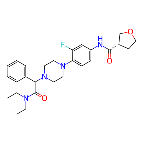 Chemical structure of BindingDB Monomer ID 50445671