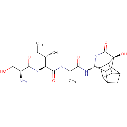 Chemical structure of BindingDB Monomer ID 50483624