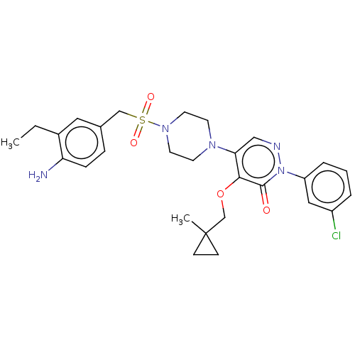 Chemical structure of BindingDB Monomer ID 50485377