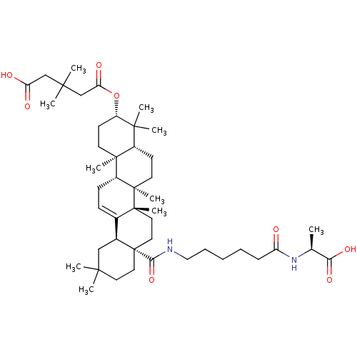 Chemical structure of BindingDB Monomer ID 50509255