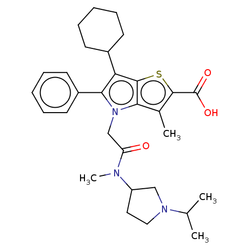 Chemical structure of BindingDB Monomer ID 50537574