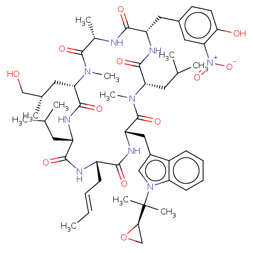 Chemical structure of BindingDB Monomer ID 50540273