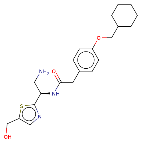 Chemical structure of BindingDB Monomer ID 50573622