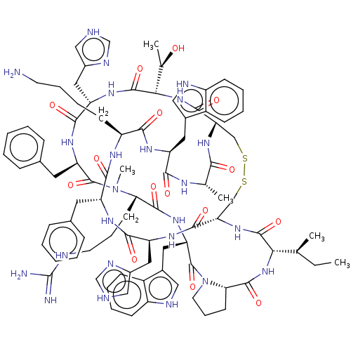 Chemical structure of BindingDB Monomer ID 50581312