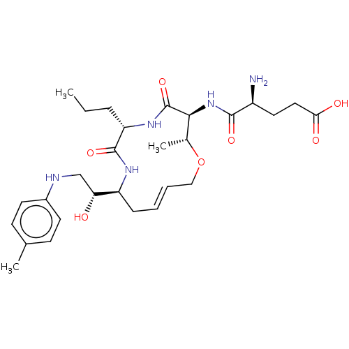 Chemical structure of BindingDB Monomer ID 50586835