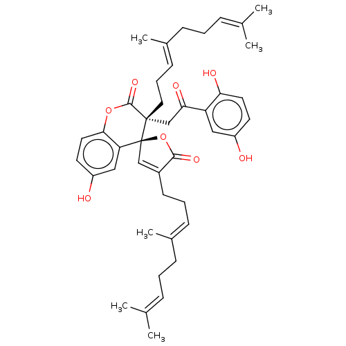 Chemical structure of BindingDB Monomer ID 50591618