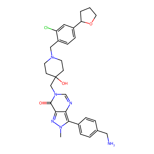 Chemical structure of BindingDB Monomer ID 50602282