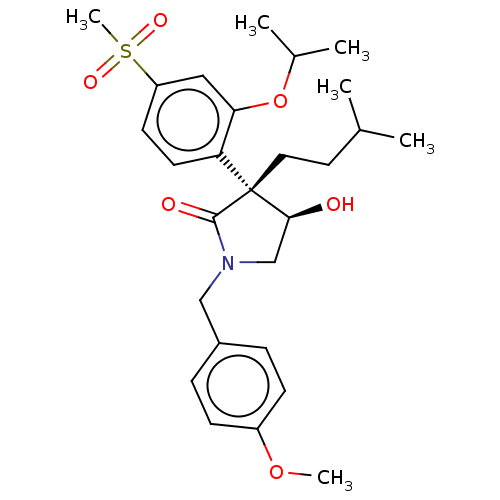 Chemical structure of BindingDB Monomer ID 50605057