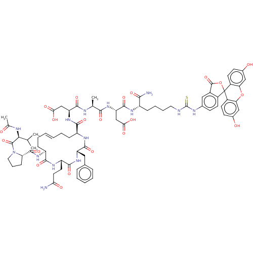 Chemical structure of BindingDB Monomer ID 50607702