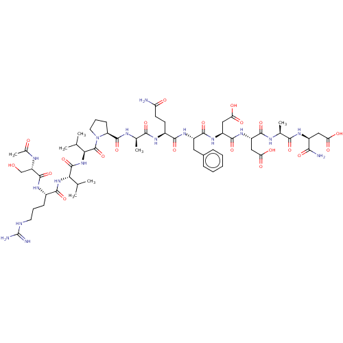 Chemical structure of BindingDB Monomer ID 50607727