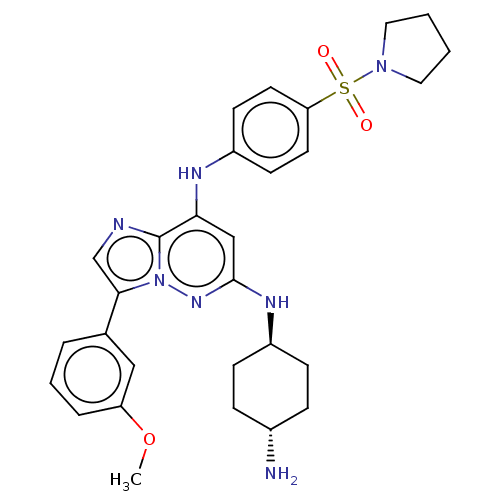 Chemical structure of BindingDB Monomer ID 50617884