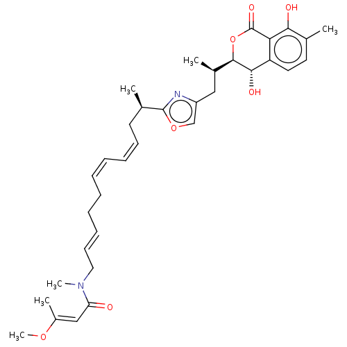 Chemical structure of BindingDB Monomer ID 50628574