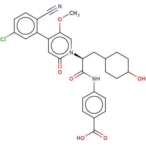 Chemical structure of BindingDB Monomer ID 50628684