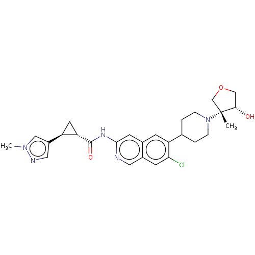Chemical structure of BindingDB Monomer ID 50630437
