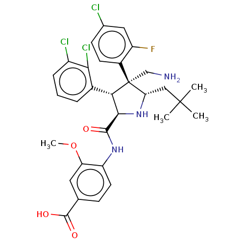 Chemical structure of BindingDB Monomer ID 50631447
