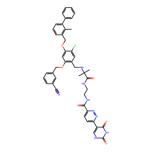 Chemical structure of BindingDB Monomer ID 50636734