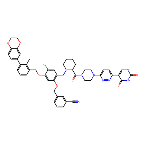Chemical structure of BindingDB Monomer ID 50636740