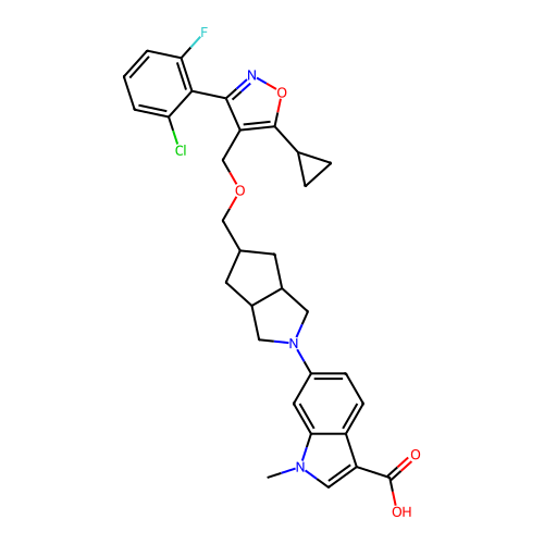 Chemical structure of BindingDB Monomer ID 50639302