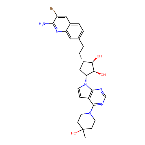 Chemical structure of BindingDB Monomer ID 50655564