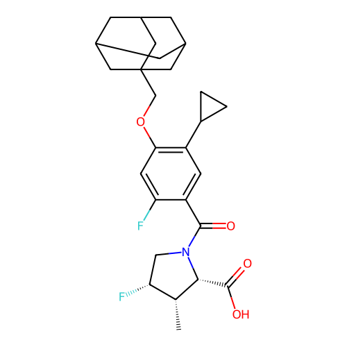 Chemical structure of BindingDB Monomer ID 50655817