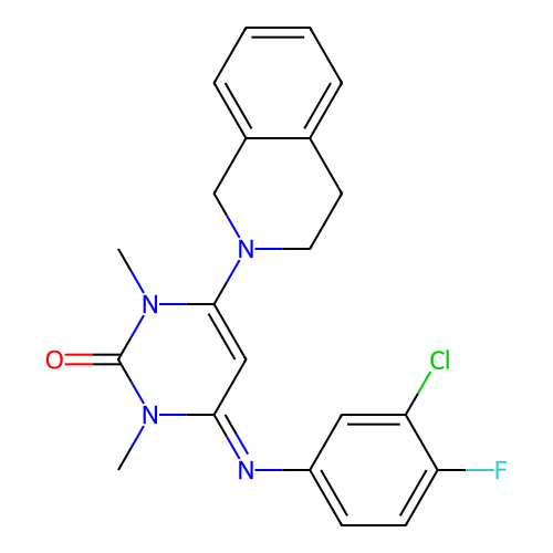 Chemical structure of BindingDB Monomer ID 50667321