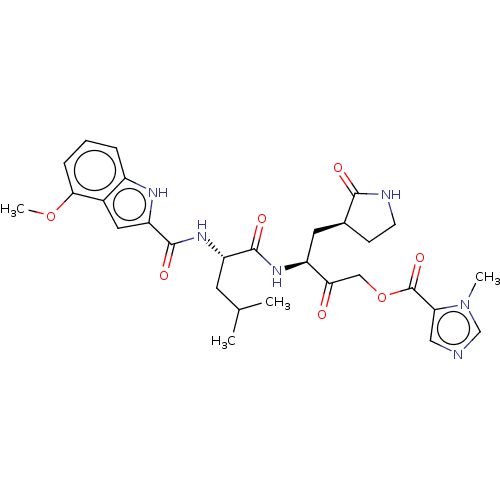 Chemical structure of BindingDB Monomer ID 510030