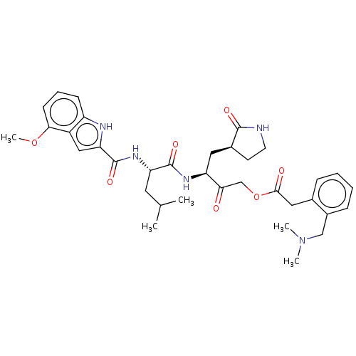 Chemical structure of BindingDB Monomer ID 510034