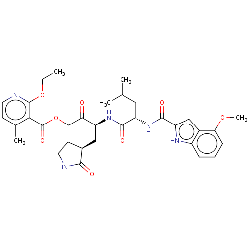 Chemical structure of BindingDB Monomer ID 510037