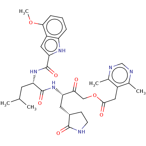 Chemical structure of BindingDB Monomer ID 510043