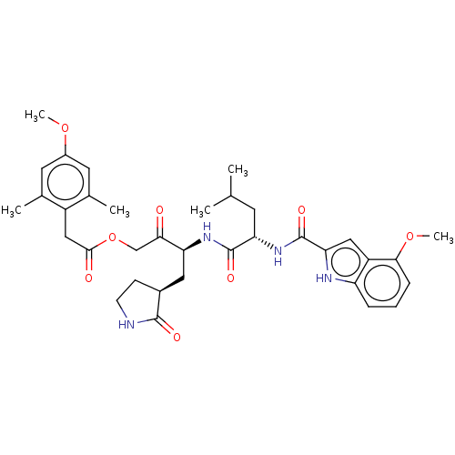 Chemical structure of BindingDB Monomer ID 510045